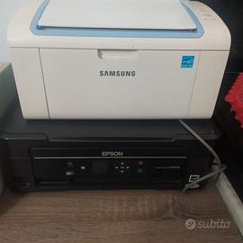 2 Stampanti A4: Una Samsung b/n e  Epson color