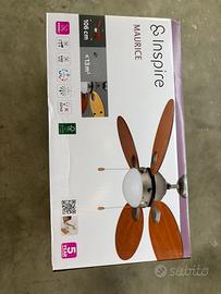 Lampadario ventilatore da soffitto