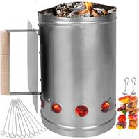 Ciminiera Barbecue accendi carbonella BBQ + OMAGGI