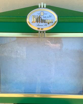 Bacheca esterna metallo bitburger