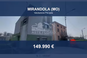 Immobile in asta di 115 m² con box auto a Mirandol