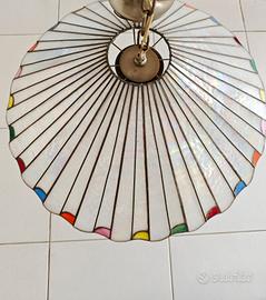 Lampadario a Sospensione in Stile Tiffany / Vetro 