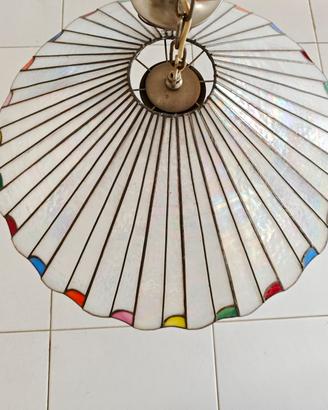 Lampadario a Sospensione in Stile Tiffany / Vetro 