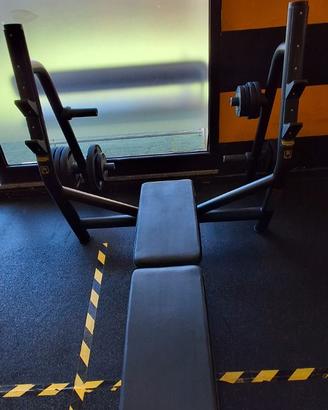 Panche Technogym Horizontal Bench Dark
