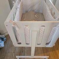 lettino interbaby con accessori
