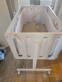 lettino interbaby con accessori