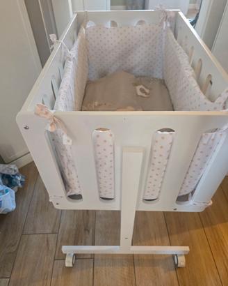 lettino interbaby con accessori