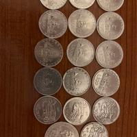 500 lire in argento e 100 scellini austriaci