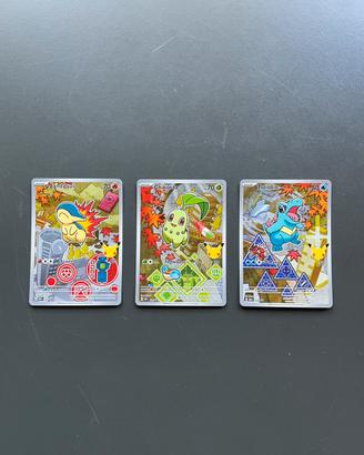POKEMON COMPAGNI D’AVVENTURA SERIE 2 TRIO  JOHTO