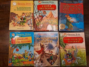 Lotto 6 libri Geronimo Stilton
