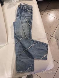 Bershka orig. Jeans ricamato tg. 10-12