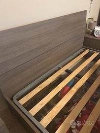 Letto mateimoniale contenitore