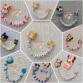 Catenella porta ciuccio personalizzabili