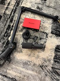 SHURE SM7B + FOCUSRITE SCARLETT 2i2 + ACCESSORI