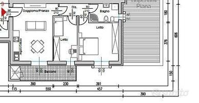 Appartamento di 82 m² con 3 locali e box auto a Re