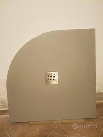 Piatto doccia in resina semicircolare 90x90 
