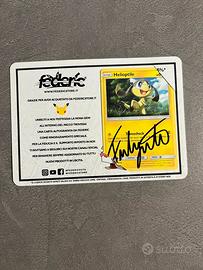 Pokémon autografata Helioptile da Federicstore