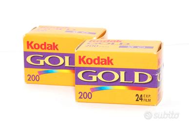 PELLICOLE 35mm a Colori KODAK GOLD 24 Pose ISO 200