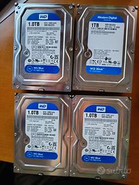 4 x hard disk western digital da 1TB