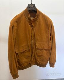 Giubbotto uomo vera pelle scamosciata vintage 52