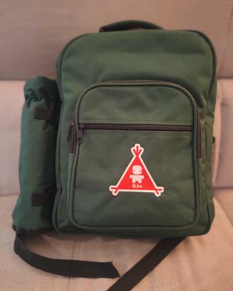 ZAINO TERMICO DA PICNIC  COMPLETO DI ACCESSORI 