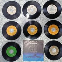 Lotto dischi vinili 45giri e single di David Bowie