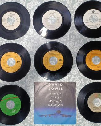 Lotto dischi vinili 45giri e single di David Bowie