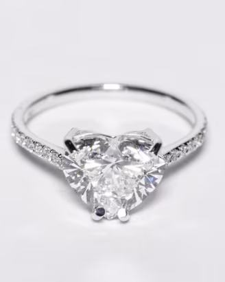 💎 Anello Diamante Lab 3,03ct - Cuore F VS1 - Nuovo