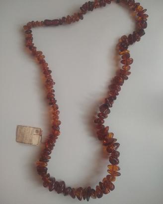 Collana ambra vintage