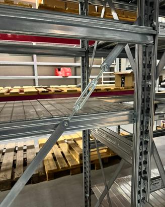 4 rinforzi x scaffalatura con tiranti