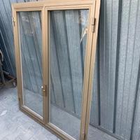 4) Finestre a 2 ante-bronzo scuro - l 120 * h 148