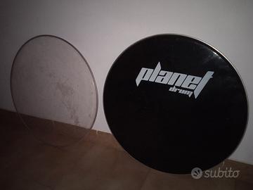 Batteria Acustica Musicale Coppia Pelli 22 cassa 
