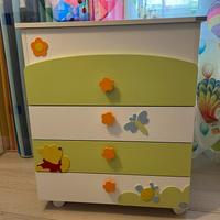 Cassettiera Winnie the Pooh Settimanale+Lampadario