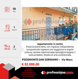 Appartamento piano terra in centro, arredato