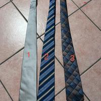 Set 3 cravatte in seta