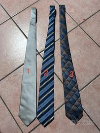 Set 3 cravatte in seta