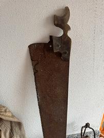 Sega a mano legno antica vintage