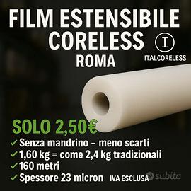 Bobina pellicola  imballaggio 2,50€ Roma