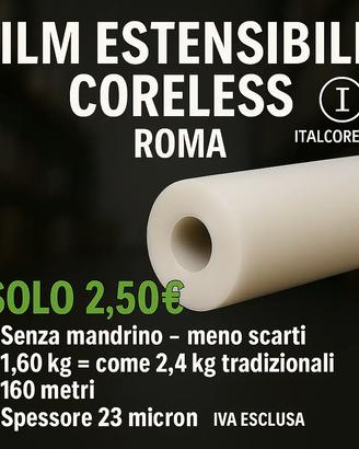 Bobina pellicola  imballaggio 2,50€ Roma