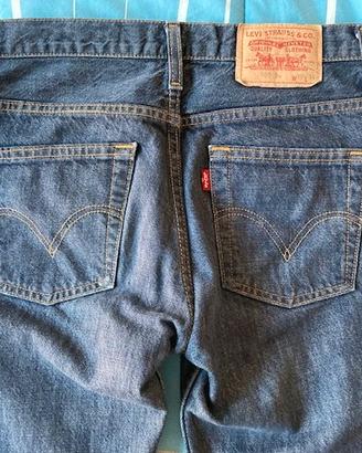 Jeans pantaloni Levi's 507 denim vintage anni 90