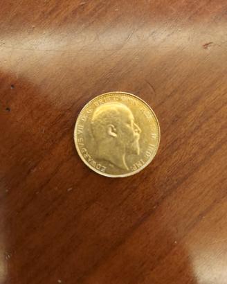 sterlina d'oro  1907