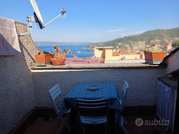 Mansardina vista mare