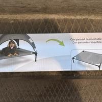 Letto per cani con parasole