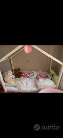 Letto montessori bimbi a casetta