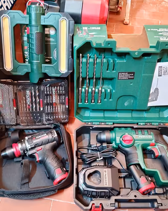Kit completo Parkside 12v 