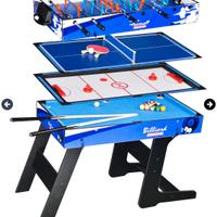 tavolo multigioco biliardino ping pong stecca
