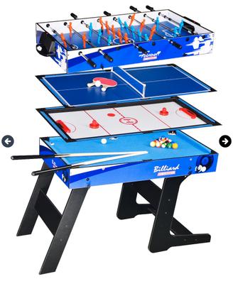 tavolo multigioco biliardino ping pong stecca