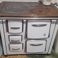 Stufa economica legna REX vintage originale
