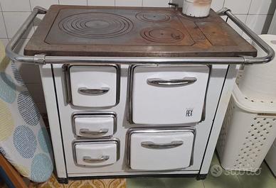 Stufa economica legna REX vintage originale