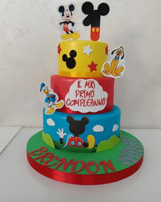 torta scenografica  topolino